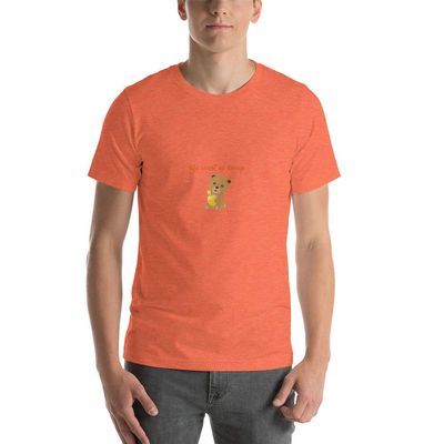 Clap Tees Short-Sleeve Unisex T-Shirt Sweet 031936 Heather Orange