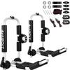 ARTIPOLY Kayak Roof Rack Carrier Kayak & Canoe Car Racks J-Bar with 3-in-1 Multifunction Paddle Holder for Easy Mount Kayak/Surf/Ski/Canoe/SUP on SUV, Car and Truck Crossbar view 1