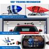 ARTIPOLY Kayak Roof Rack Carrier Kayak & Canoe Car Racks J-Bar with 3-in-1 Multifunction Paddle Holder for Easy Mount Kayak/Surf/Ski/Canoe/SUP on SUV, Car and Truck Crossbar view 3