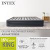 Intex King Air Mattress, Dura-Beam Plus 16.5" Inflatable Bed with Built-in Pump view 2