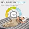Intex King Air Mattress, Dura-Beam Plus 16.5" Inflatable Bed with Built-in Pump view 4