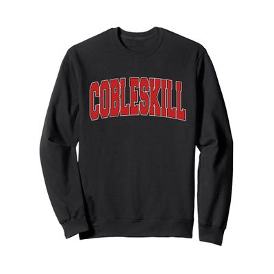 COBLESKILL NY NEW YORK Varsity Style USA Vintage Sports Sweatshirt