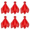 6 Pieces Football Referee Flag Tossing Flags Football Penalty Flag Footballs Challenge Flags for Party Accessory, Red view 1