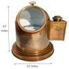 AV Vintage Ship's Binnacle Floating Dial Gimbals Compass A Sailor Gift Nautical Vintage Gifts for Boat view 2