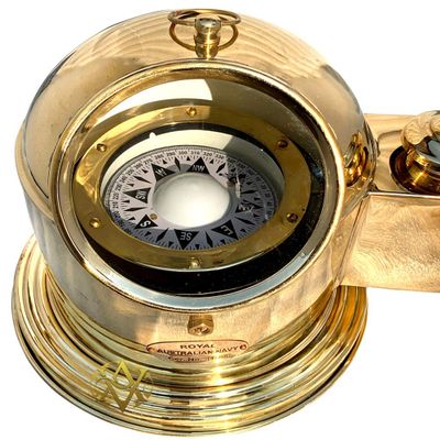Nautical Compass Ship/Boat Oil Lamp Floating Dial Binnacle Gimbals Collectible Gifts for Christmas/Sailor.