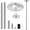 Yaheetech Dance Pole Spinning Static Dance Pole Portable Removable for Home Club Bar Gym 44.5-108.3 Height Adjustable & Weight Capacity 500lb view 1