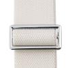 Buyless Fashion Kids Toddlers Baby Adjustable Elastic Dress Stretch Belt with Silver Buckle - 5096-Ivory view 4