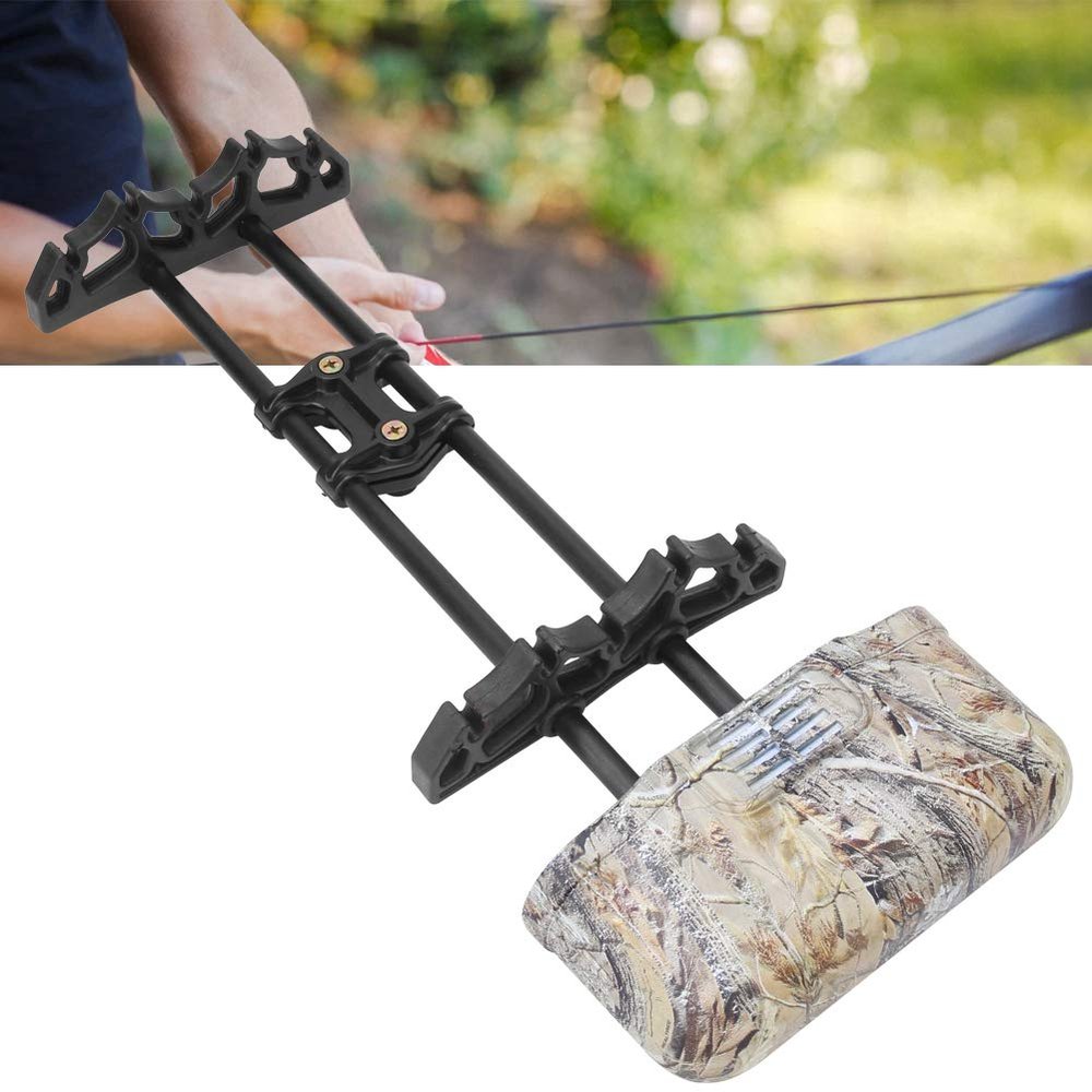 Sugoyi 5 Pcs Quick Release Compound Bow Quiver, Arrow Box, Archery Quiver, for Archery Arrow Storage(Camouflage)