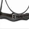 Grewal Equestrian Vogue Black Leather English Bridle Comes with Non-Slip Rubber Grip Reins (Oversize) view 3