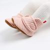 Ohwawadi Baby Booties Infant Baby Slippers Soft Newborn Crib Shoes Stripes Socks Shoes First Walkers Pink 12-18 Months view 4