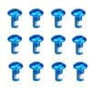 Coret Blue 12pcs Mountain Bike Disc Brake Rotor Bolts MTB Bicycle M510mm Screws Stainless Steel T25 Cycle Bicycle Brake Disc Bolts Screw - Set of 12 view 1