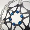 Coret Blue 12pcs Mountain Bike Disc Brake Rotor Bolts MTB Bicycle M510mm Screws Stainless Steel T25 Cycle Bicycle Brake Disc Bolts Screw - Set of 12 view 3