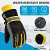 JEELAD Kids Children Ski Gloves Winter Snow Gloves for Boys Girls Riding Driving Hiking Snowboard Cycling Skiing Sports view 3