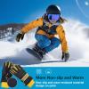 JEELAD Kids Children Ski Gloves Winter Snow Gloves for Boys Girls Riding Driving Hiking Snowboard Cycling Skiing Sports view 4