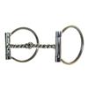 Aime Imports Offset Twisted Wire D-Ring Snaffle Bit view 1