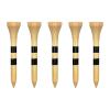 Zivisk Wooden Golf Tees 2-1/8 inch 100 Count, 2.25" Short Golf Wood Bamboo Tees(Natural Color,54mm) view 1