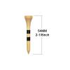 Zivisk Wooden Golf Tees 2-1/8 inch 100 Count, 2.25" Short Golf Wood Bamboo Tees(Natural Color,54mm) view 2