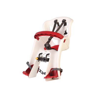 b bellelli Tatoo Plus - Front Bike Seat - Handlefix Attachment - Attaches to Handlebar - from 9 Months to 3 Years - Max 15 kg - White