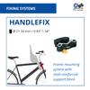 b bellelli Tatoo Plus - Front Bike Seat - Handlefix Attachment - Attaches to Handlebar - from 9 Months to 3 Years - Max 15 kg - White view 4