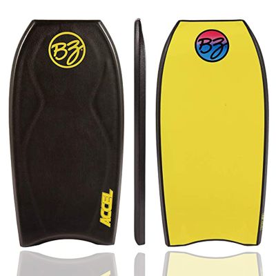 BZ Accel Bodyboard (Black/Black/Royal Yellow, 42)