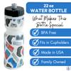 50 Strong 22oz Kids Sports Squeeze Water Bottle  BPA-Free with Pull Top Cap  Durable & Reusable for School, Boys & Girls  Made in USA  Video Games view 3