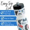 50 Strong 22oz Kids Sports Squeeze Water Bottle  BPA-Free with Pull Top Cap  Durable & Reusable for School, Boys & Girls  Made in USA  Video Games view 4