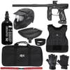 Action Village Empire Axe 2.0 Level 2 Protector Paintball Gun Package Kit (Dust Black/Dust Black, Glove Size: Small/Medium) view 1