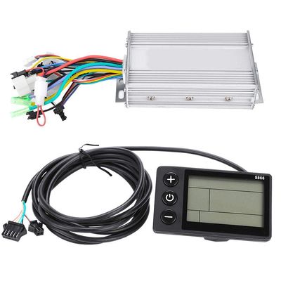 Vbest life Speed Controller Kit, 500W 24V-60V Brushless Speed Controller with Waterproof LCD Display Panel for Electric Bicycle Scooter(500W60V)