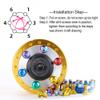 12PCS Bike Disc Brake Rotor Bolts Torx T25 Bolts M5x10mm Bicycle Rotor Screws for Road MTB Mountain Bike, Red view 4