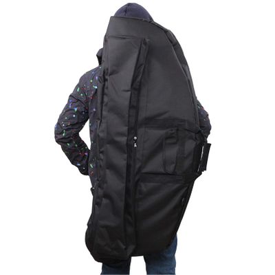 LISSOMPLUME Canvas Compound Archery Bow Case Outdoor Hunting Carry Bag Black