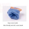 Children's Flip Cartoon Gloves Infant Boys Girls Baby Half Finger Wool Cold Protection Lovely Gloves Keep Warm in Autumn and Winter 1-2 Years Old (Color : Dark Green-B) view 2