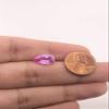 6x4mm Synthetic Pear Cut AAA Swiss Made Rough Pink Sapphire view 2
