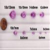 6x4mm Synthetic Pear Cut AAA Swiss Made Rough Pink Sapphire view 3