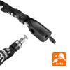 AXA Absolute 8-90 Bike Chain Lock, 1.8 Feet Long 10mm Steel Chain Heavy Duty Anti-Theft Sold Secure Silver Bicycle Chain Lock with Keys for E-Bike, Motorcycle, Scooter, Bicycle, Fence view 4