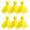 6 Pieces Football Referee Flag Tossing Flags Football Penalty Flag Footballs Challenge Flags for Party Accessory, Yellow view 1