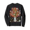 Owl, Bear & Coffee Lovers Tee Funny Fall Leaves Thanksgiving Sweatshirt view 1