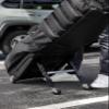 Sun Mountain ClubGlider Meridian Golf Travel Bag - 4-Wheel Rolling System, Extendable & Retractable Legs for Easy Transport, Effortless Travel & Maneuverability - Navy-Cobalt view 4