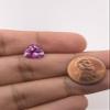 3x3mm Synthetic Trillion Cut AAA Swiss Made Rough Pink Sapphire view 2