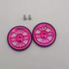 LONDON CRAFTWORK 60mm Lightweight Easy Wheels for Brompton in Pink view 4