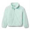 Columbia Youth Girls Fire Side II Sherpa Half Zip, Sea Ice, X-Small view 1