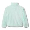 Columbia Youth Girls Fire Side II Sherpa Half Zip, Sea Ice, X-Small view 3
