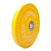 BalanceFrom Color Coded Olympic Bumper Plate Weight Plate with Steel Hub, 25LB Single view 2