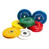 BalanceFrom Color Coded Olympic Bumper Plate Weight Plate with Steel Hub, 25LB Single view 4