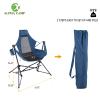 ALPHA CAMP Hammock Camping Chair Folding Rocking Chair with Cup Drink Holder Steel Heavy Duty Portable with High Back Outdoor Oversized Chair for Lawn,Backyard,Picnic,Capacity-350lbs view 3