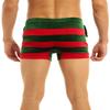 XUNZOO Mens Flannel Christmas Santa Claus Costume Holiday Boxer Shorts Underwear (Red Green, XL) view 2