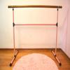 Ballet and Dance Barre 5ft Metal Free-Standing Frame with Wooden Rail Adults and Children view 1