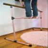 Ballet and Dance Barre 5ft Metal Free-Standing Frame with Wooden Rail Adults and Children view 2