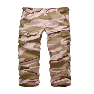 BACKBONE Boys Girls Kids Combat Army Ranger Camping Outdoor camo Cargo Pants Trousers (Size XS = Waist 22", Tri-Color Desert Camo)