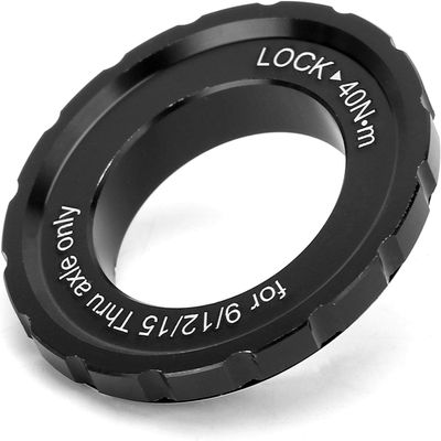 Bike Hub Center Lock, Mountain Center Lock Wheelset Hub Disc Lock Cover 12/15/20MM Shaft Centerlock Disc Rotor for Road Mountain Bike