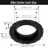 Bike Hub Center Lock, Mountain Center Lock Wheelset Hub Disc Lock Cover 12/15/20MM Shaft Centerlock Disc Rotor for Road Mountain Bike view 4